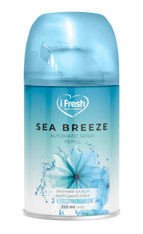 Replacement bottle for automatic air freshener iFresh Sea Breeze with sea freshness 250 ml
