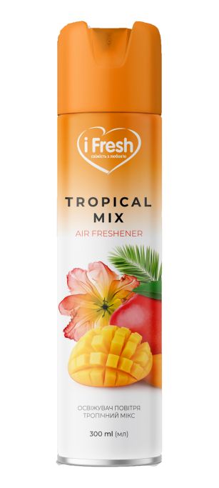 Освежитель воздуха Tropical Mix с ароматом тропических фруктов iFresh 300 мл