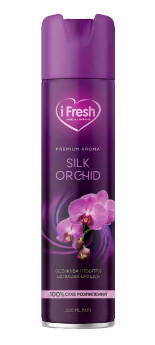 Освіжувач повітря Silk Orchid з сухим розпиленням з ароматом шовкової орхідеї iFresh 300 мл