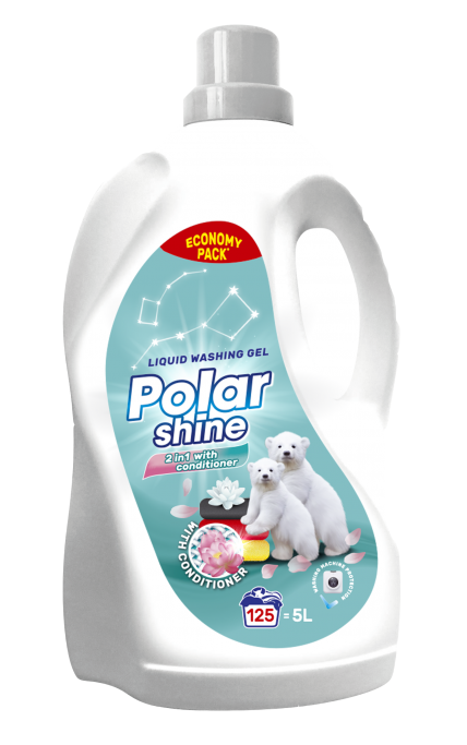 Washing gel Polar Shine Universal 2 in 1 with conditioner 5 l