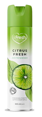Освежитель воздуха Citrus Fresh с ароматом цитрусовой свежести iFresh 300 мл