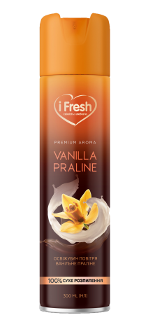 Освіжувач повітря Vanilla Praline з сухим розпиленням з ароматом ванілі iFresh 300 мл