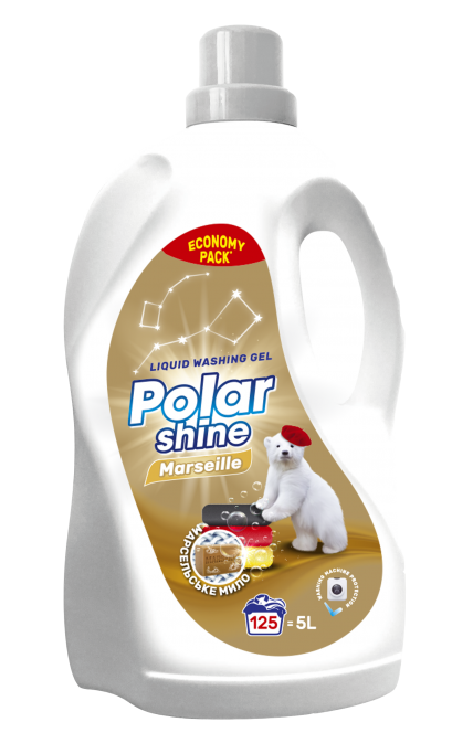 Гель для стирки Polar Shine Universal с добавлением марсельского мыла 5 л