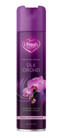 Освежитель воздуха Silk Orchid с сухим распылением с ароматом шелковой орхидеи iFresh 300 мл