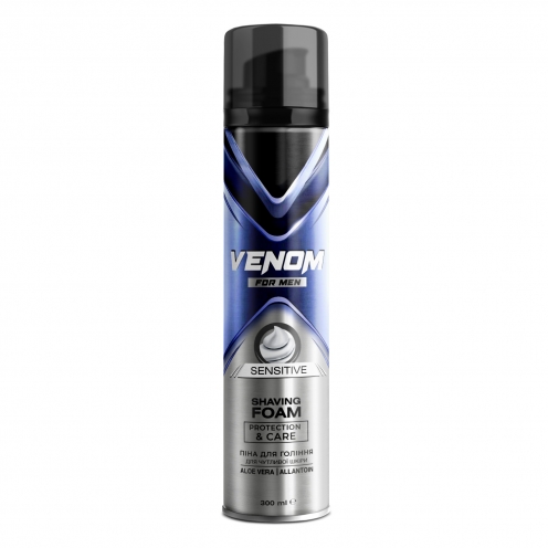 Піна для гоління Venom for men Sensitive 300 мл